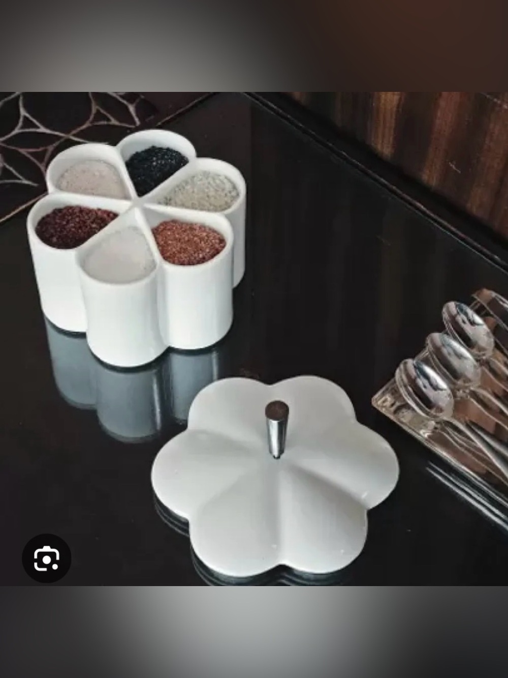 Rare Magic Box Limoge Spice Holder